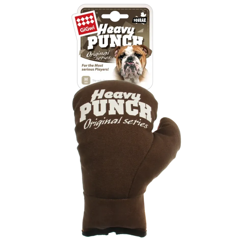 Фото Іграшка для собак Боксерська рукавиця GiGwi Heavy Punch з пищалкою, екошкіра, S/M купити за ціною ₴458.00