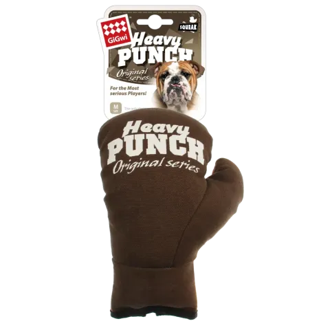 Іграшка для собак Боксерська рукавиця GiGwi Heavy Punch з пищалкою, екошкіра, S/M купити за ціною ₴458.00
