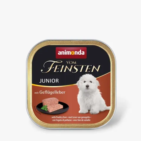 Корм для цуценят Animonda Vom Feinsten Junior with Poultry liver (печінка) купити за ціною ₴99.00