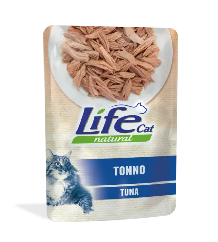 Вологий корм для котів ЛайфКет LifeCat Тунець купити за ціною ₴73.00