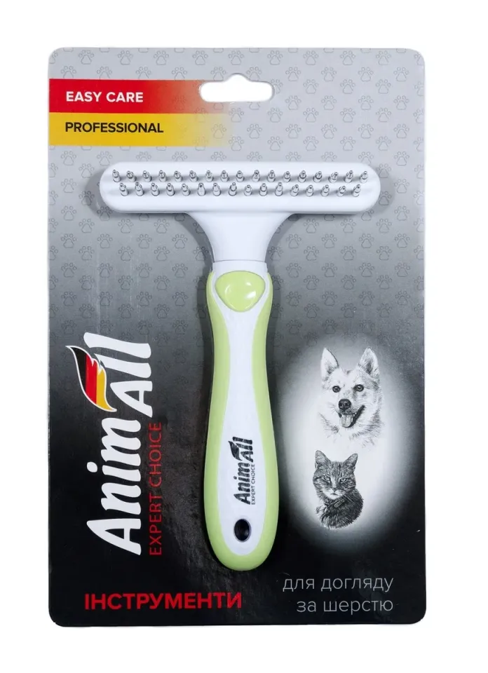 Фото Гребінець-граблі AnimAll Groom для кішок та собак купити за ціною ₴198.00