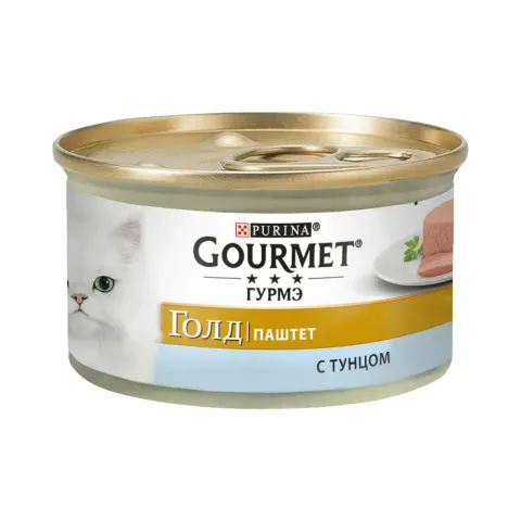 Корм вологий для котів Гурме Голд GOURMET GOLD паштет з тунцем 85 г купити за ціною ₴31.05