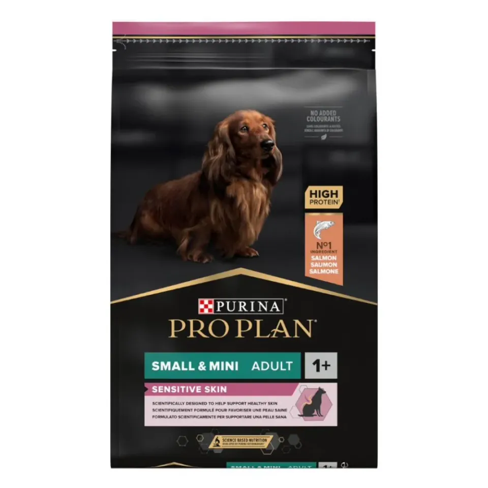 Фото ProPlan Small&Mini Adult Sensitive Skin з лососем купити за ціною ₴274.60