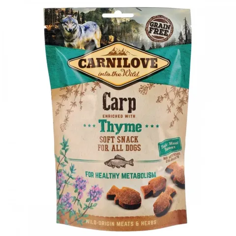 Карнілав для собак Ласощі Carnilove Dog з коропом та чебрецем 200г купити за ціною ₴229.00