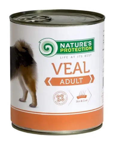 Вологий корм для дорослих собак всіх порід з телятиною Nature's Protection Adult Veal купити за ціною ₴232.00