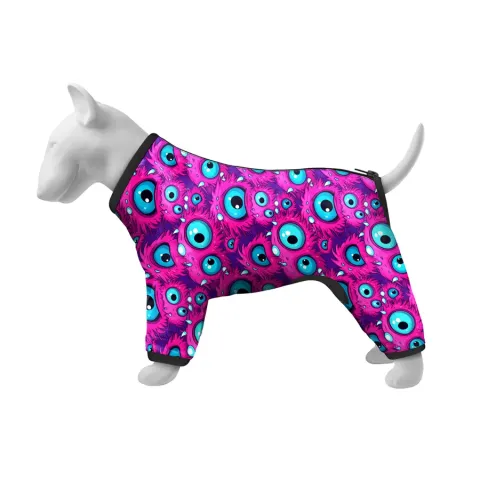 Вітровка для собак WAUDOG Clothes, малюнок "Око монстра", XS25, В 36-38 см, С 26-28 см купити за ціною ₴528.00