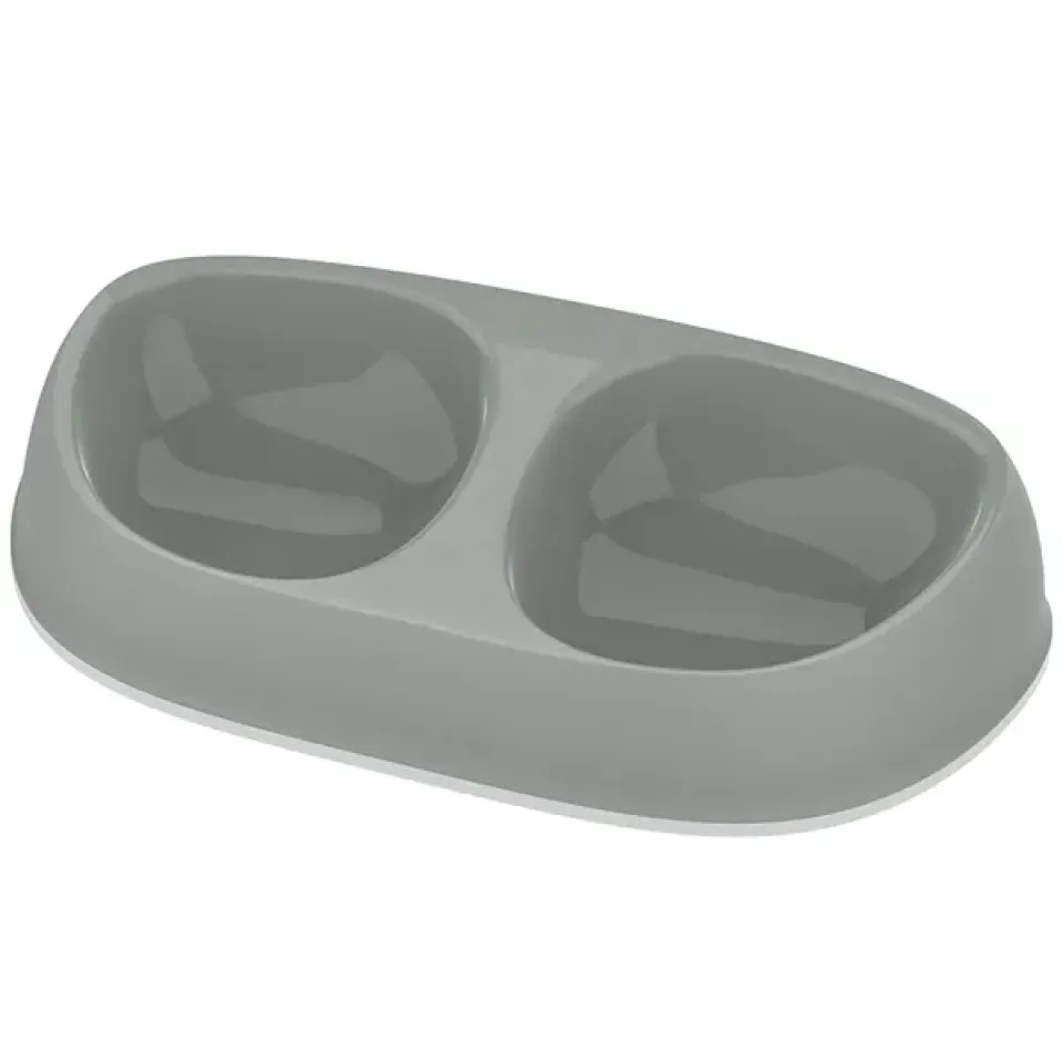 Фото Moderna Double Sensibowl МОДЕРНА СЕНСІБОУЛ подвійна миска для котів та  собак, 2х200мл купити за ціною ₴205.00