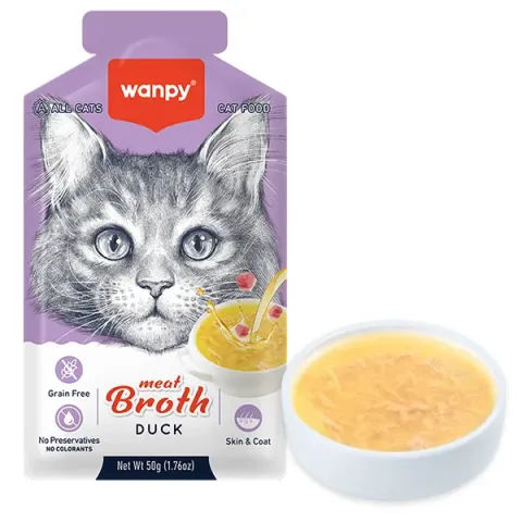 Wanpy СУП З КАЧКОЮ (Meat Broths Broths Duck) вологий корм для котів, 50г купити за ціною ₴38.00