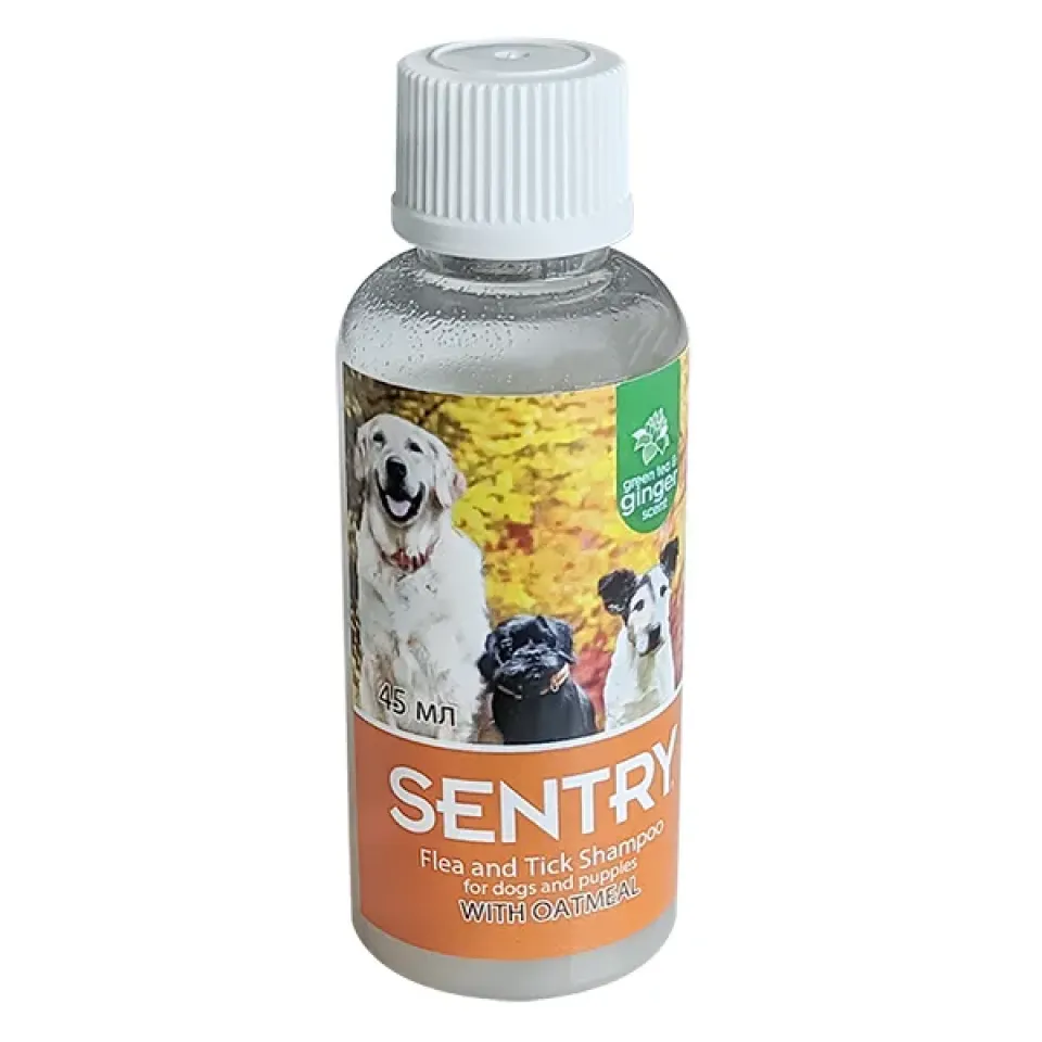 Фото Sentry Oatmeal Shampoo СЕНТРІ ВІВСЯНЕ БОРОШНО шампунь від бліх і кліщів для собак купити за ціною ₴99.00