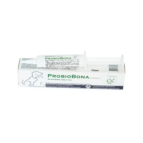 Рідкий питний пробіотик для домашніх тварин ProbioBona, шприц 10 мл купити за ціною ₴176.00