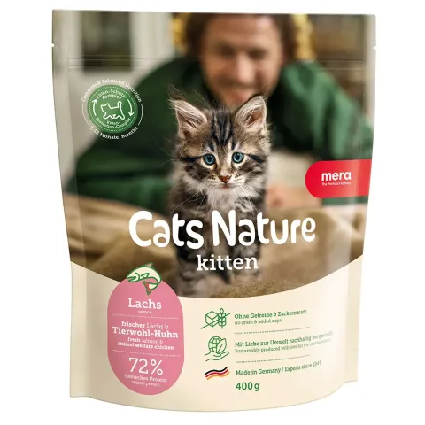 MC Nature Kitten Salmon (Lachs) корм для кошенят всіх порід з лососем, 400гр купити за ціною ₴319.20