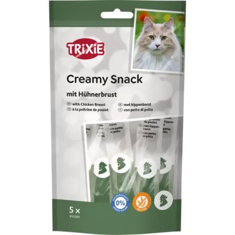 Ласощі тріксі Trixie для котів Тріксі "Creamy Snacks" Курка 14г 5шт/упак арт.42681 купити за ціною ₴19.80