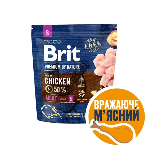 Бріт преміум Корм для собак Brit Premium Dog Adult S з куркою купити за ціною ₴399.00