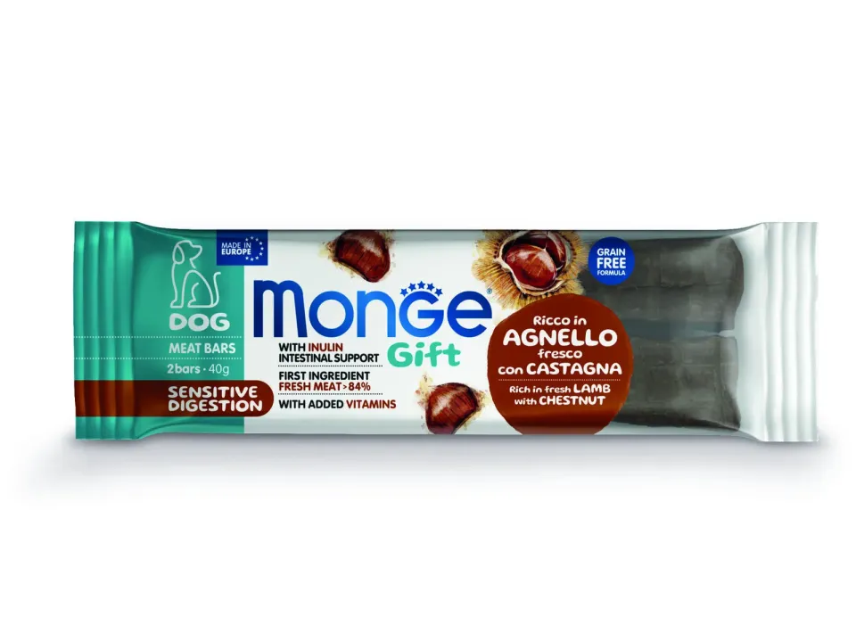 Фото Monge Gift Dog Sensitive digestion ягня з каштанами купити за ціною ₴155.00