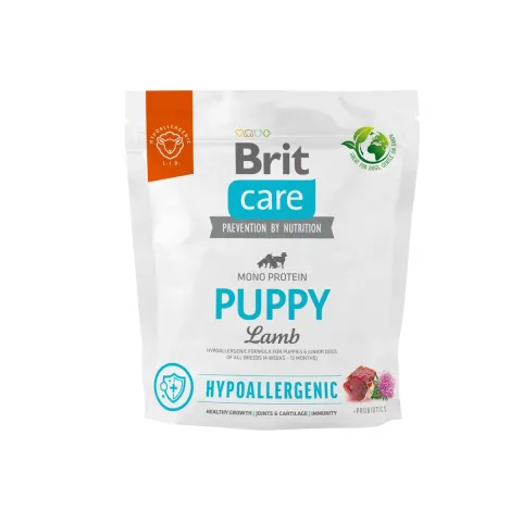 Бріт Кеа для собак Корм для цуценят всіх порід Brit Care Dog Hypoallergenic Puppy з ягням купити за ціною ₴399.00