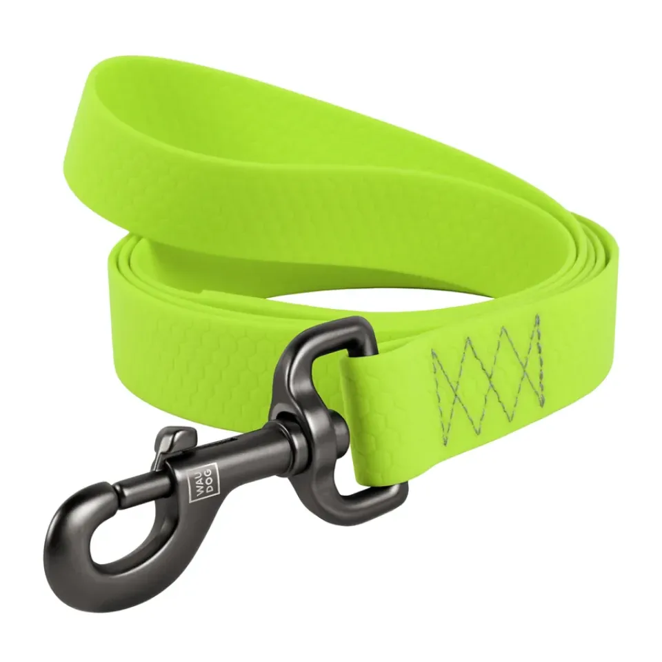 Фото Повідець для собак водостійкий WAUDOG Waterproof, L-XXL, Ш 25 мм, Дов 122 см салатовий купити за ціною ₴411.51