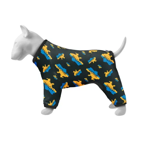 Вітровка для собак WAUDOG Clothes ,малюнок "Дім", XS22, В 30-34 см, С 19-21 см купити за ціною ₴400.00