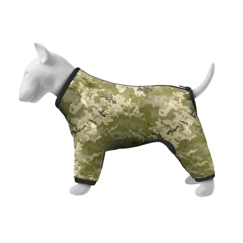 Вітровка для собак WAUDOG Clothes, малюнок "Мілітарі", XS22, В 30-34 см, С 19-21 см купити за ціною ₴486.00