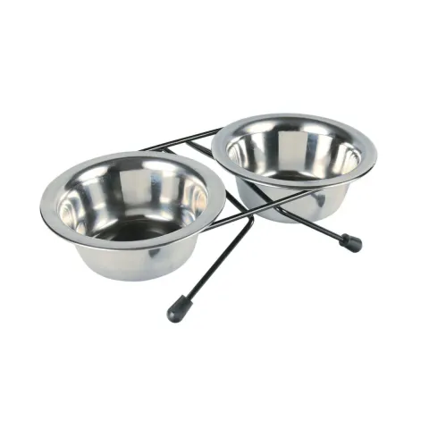 Миски металеві на підставці Trixie «Eat on Feet» купити за ціною ₴189.00