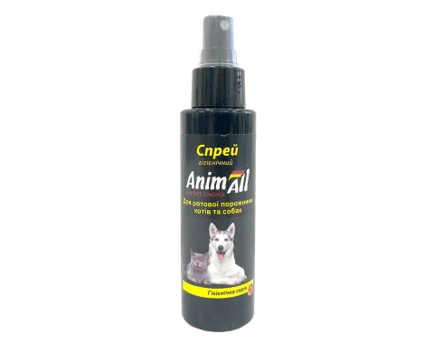 Гігієнічний спрей-лосьйон AnimAll для ротової порожнини котів та собак купити за ціною ₴141.00