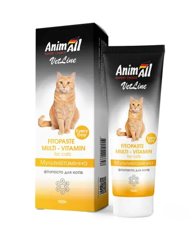 AnimAll VetLine Фітопаста мультивітамінна для котів купити за ціною ₴270.00
