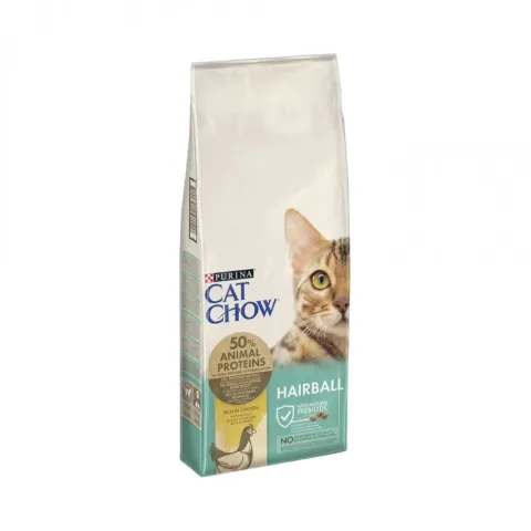 Кет чау сухий корм CAT CHOW Hairball,корм проти утворення волосяних кульок для котів, 1,5кг купити за ціною ₴326.10