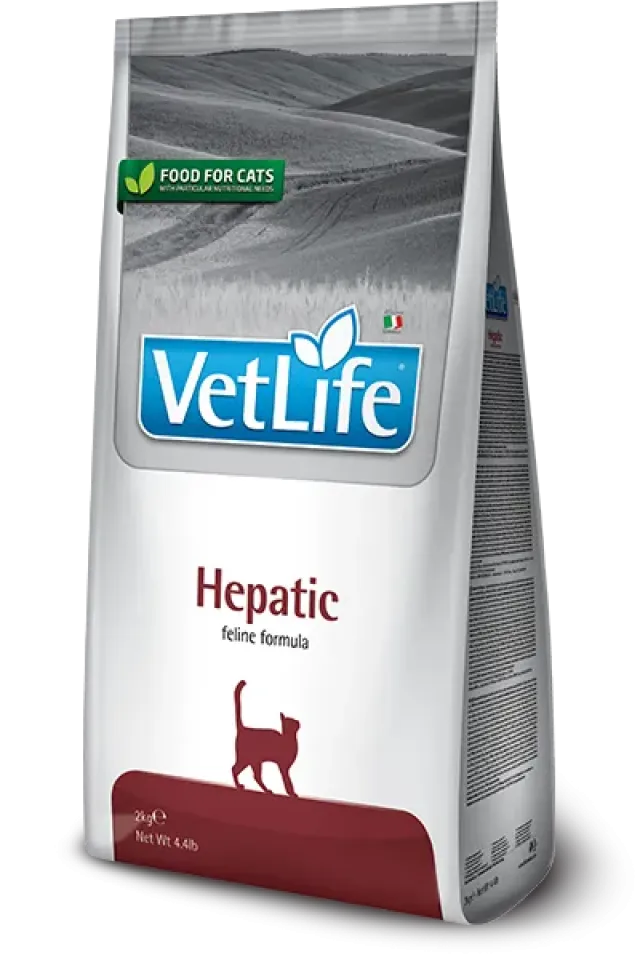 Фото Корм сухий для котів Фарміна Vet Life Hepatic при хронічній печінковій недостатності купити за ціною ₴336.00