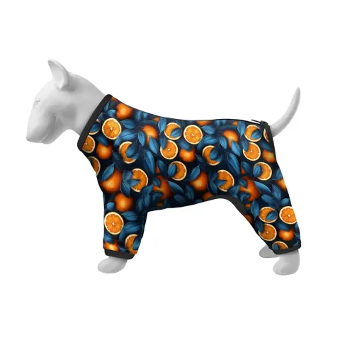 Вітровка для собак WAUDOG Clothes, малюнок "Апельсини", S32, В 47-50 см, С 35-38 см купити за ціною ₴572.00