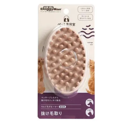 Doggy Man Rubber Brush Силіконова щітка для вичісування собак і котів розмір S (7,5 х4 см) купити за ціною ₴463.00