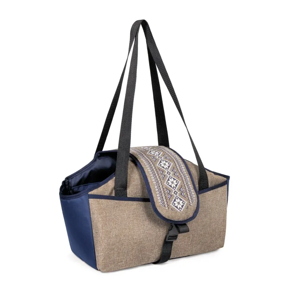 Фото Сумка-переноска "LINEN" 38х32х22 см купити за ціною ₴1495.00