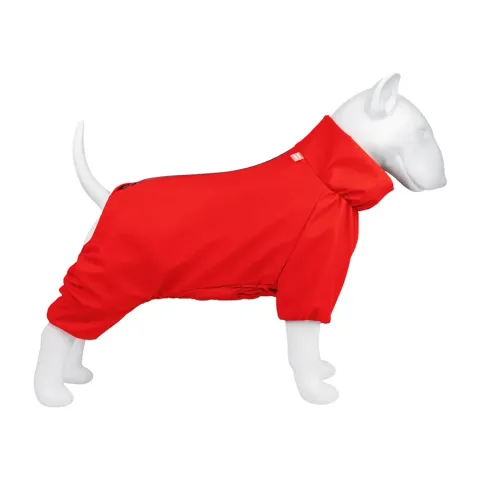 Дощовик для собак WAUDOG Clothes, водонепроникний, XS25, В 36-38 см, С 26-28 см, червоний купити за ціною ₴998.00