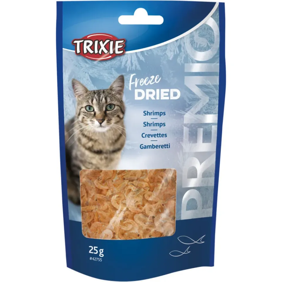Фото Ласощі тріксі Trixie PREMIO Freeze Dried креветки для котів25 г арт.42755 купити за ціною ₴179.00