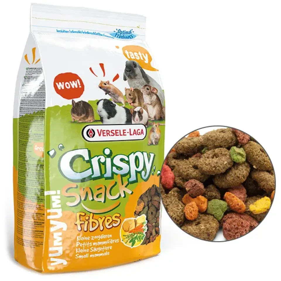 Фото Versele-Laga Crispy Snack ФІБРЕС (Fibres) зернова суміш для гризунів з овочами купити за ціною ₴241.00