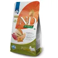 Фото Корм для собак Фарміна N&D Grain Free PUMPKIN DUCK & CANTALOUPE ADULT MINI з качкою та динею купити за ціною ₴1305.00