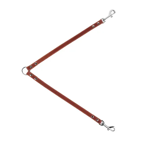 Повідець-спарка "CoLLaR" (ширина 14 мм, довжина 40 см) коричневий купити за ціною ₴373.00