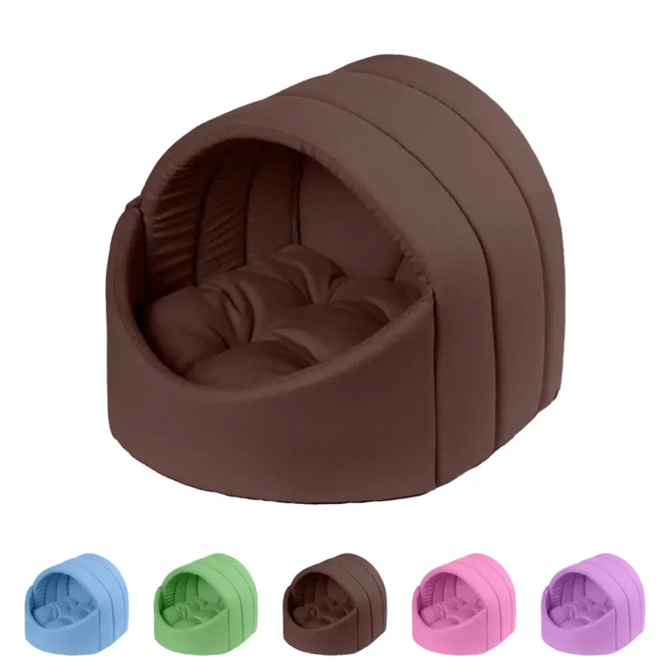 Фото Козуб для тварин Теремок, S, Ш 37 см, Д 42 см, В 35 см коричневий купити за ціною ₴932.00