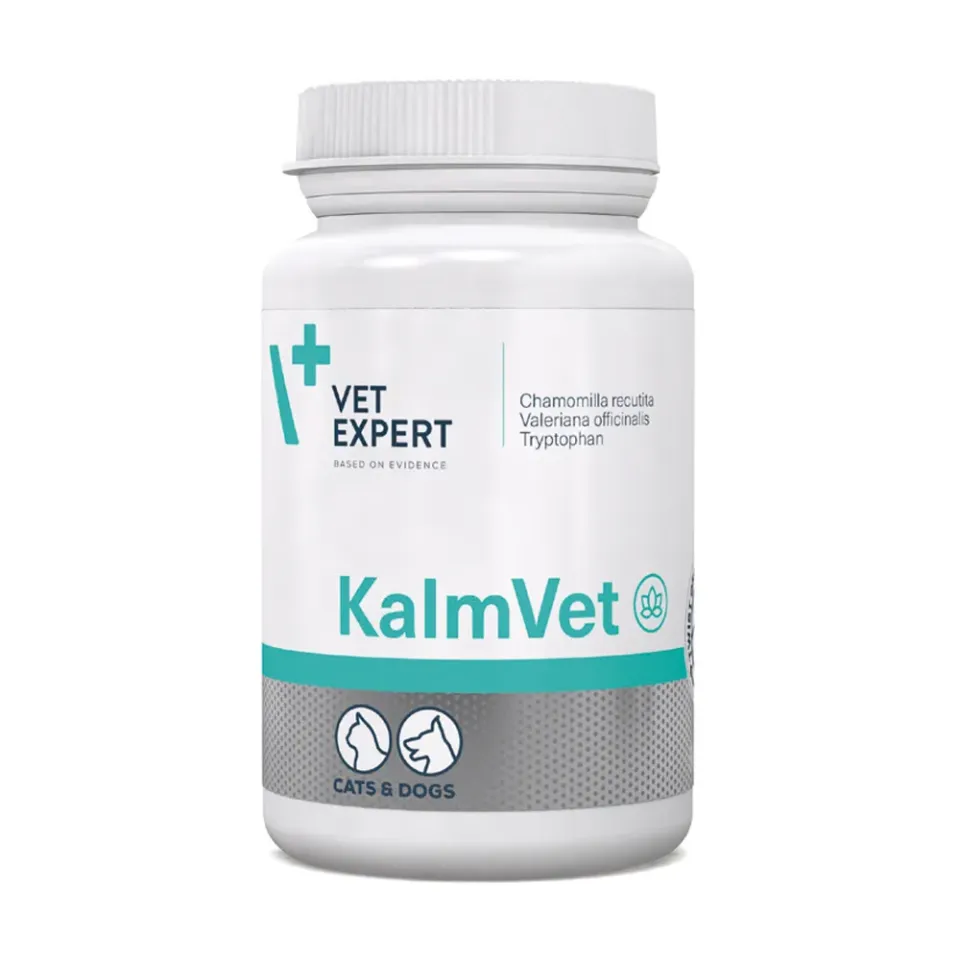 Фото Vet Expert KalmVet Харчова добавка, що зменшує симптоми стресу у котів і собак купити за ціною ₴1069.00