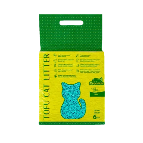 Наповнювач Хвостик Tofu Cat Litter Mint купити за ціною ₴323.00