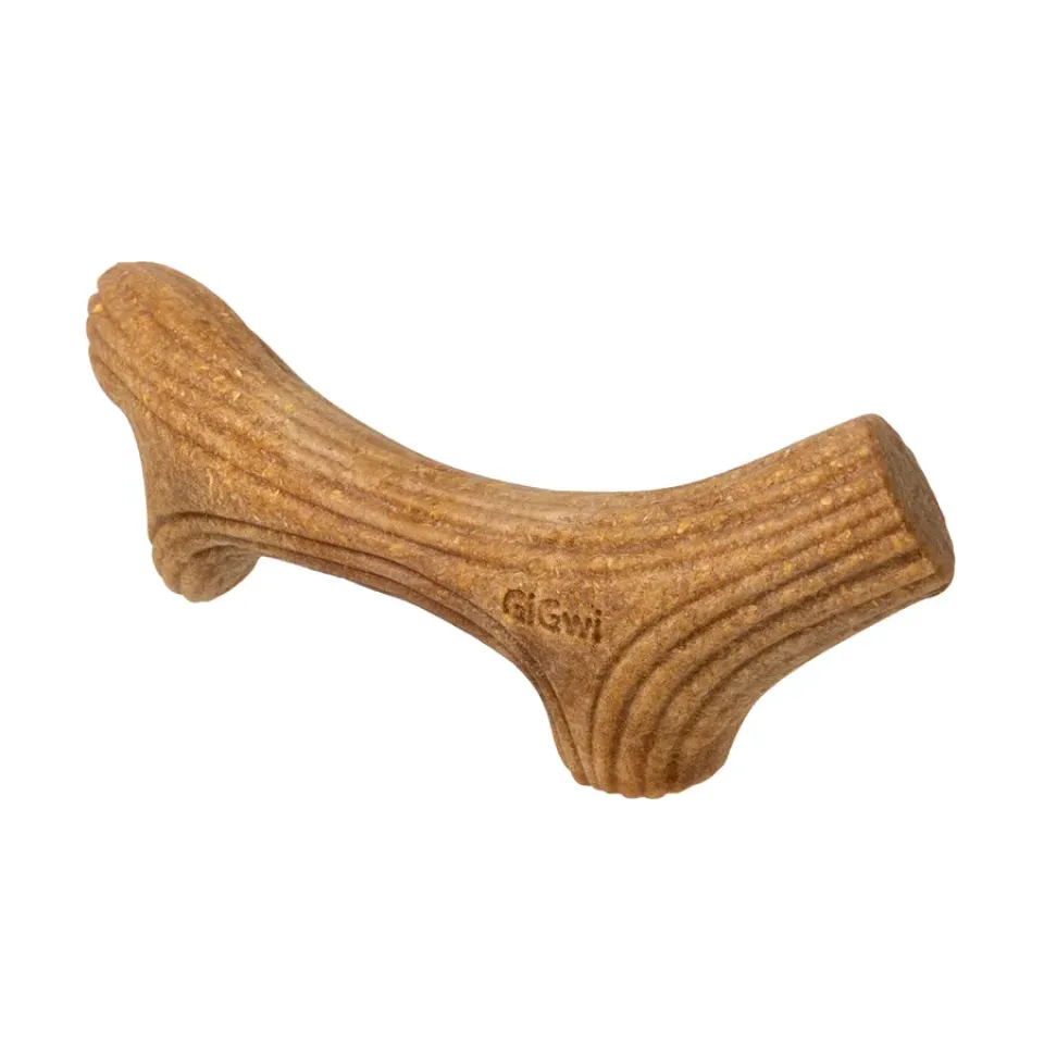 Фото Іграшка для собак Ріг жувальний GiGwi Wooden Antler, дерево, полімер, M купити за ціною ₴426.00