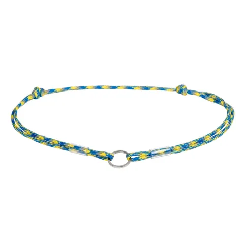 Шнурок для адресника з паракорду WAUDOG Smart ID, світловідбиваючий, "Colors of freedom", розмір S, діаметр 4 мм, довжина 25-45 см купити за ціною ₴115.00