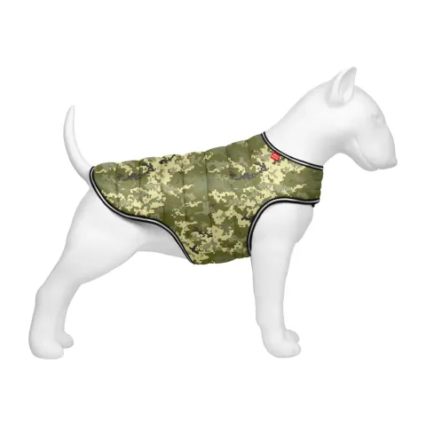 Куртка-накидка для собак WAUDOG Clothes, малюнок "Мілітарі", XXS, А 23 см, B 29-36 см, С 14-20 см купити за ціною ₴432.00