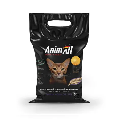 Зерновий гігієнічний наповнювач AnimAll купити за ціною ₴66.00