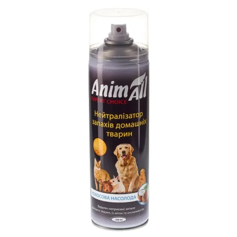 AnimAll (Анімалл) Нейтралізатор запаху домашніх тварин "Кокосова насолода" купити за ціною ₴210.00