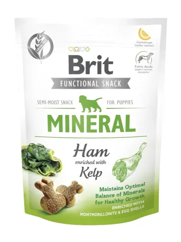 Бріт Кеа для собак Функціональні ласощі Brit Care Mineral для цуценят з шинкою купити за ціною ₴259.00