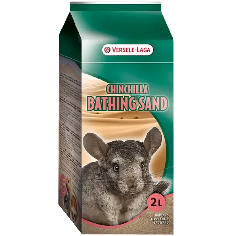 Фото Versele-Laga Chinchilla Bathing Sand, пісок для купання шиншил та інших гризунів: дегу, піщанок, хом’яків, 2 л/1,3 кг купити за ціною ₴599.00