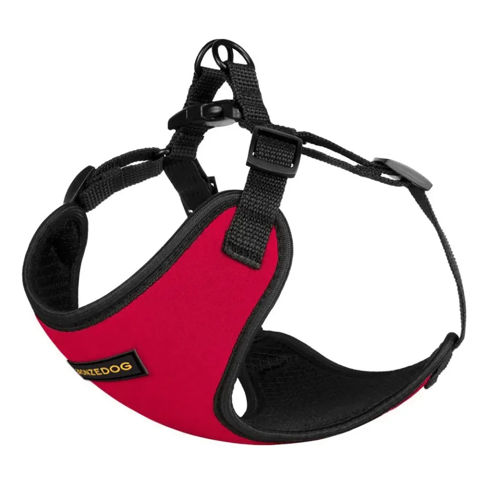 Фото Шлея для Собак Дрібних Порід BronzeDog Sport Неопрен 3D Сітка Червона S купити за ціною ₴438.00