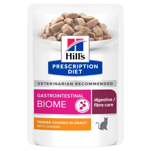 Hill’s Prescription Diet Gastrointestinal Biome при захворюваннях шлунково-кишкового тракту, з куркою купити за ціною ₴73.08