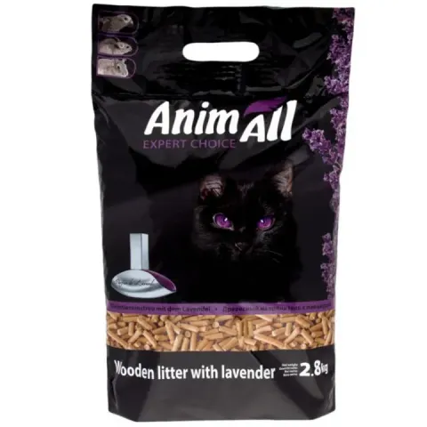 Деревний наповнювач AnimAll з ароматом лаванди 2,8 кг купити за ціною ₴134.00
