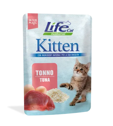 Вологий корм для котів ЛайфКет LifeCat Тунець для котят купити за ціною ₴73.00