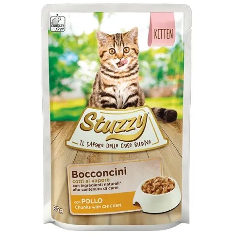 Stuzzy Chicken for Kitten (курка в соусі), пауч 85г купити за ціною ₴45.00